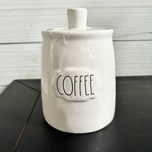 Rae Dunn Coffee Canister With Lid‎ Approximately 7” Farmhouse NEW